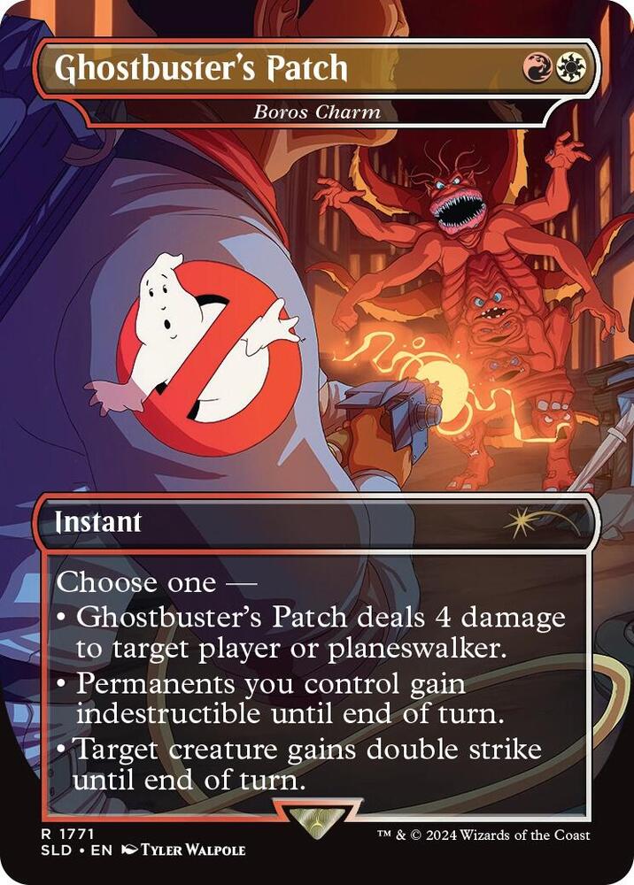 Ghostbuster's Patch - Boros Charm 1771 card from Secret Lair Drop Series