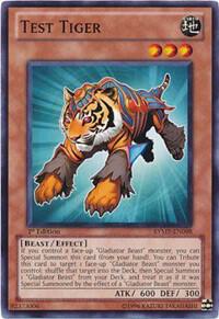 Test Tiger RYMP-EN098 card from Ra Yellow Mega Pack