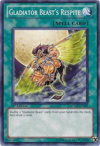 Gladiator Beast's Respite RYMP-EN107 card from Ra Yellow Mega Pack