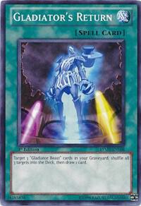 Gladiator's Return RYMP-EN108 card from Ra Yellow Mega Pack