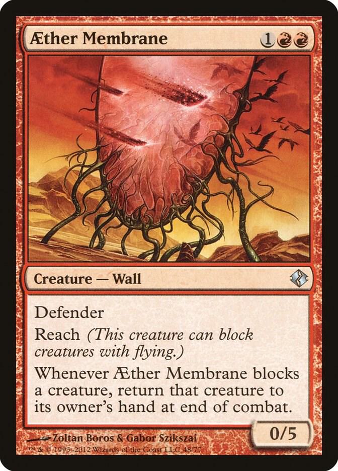 Aether Membrane 48 card from Duel Decks: Venser vs. Koth