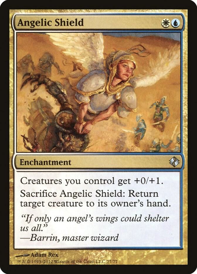 Angelic Shield 27 card from Duel Decks: Venser vs. Koth