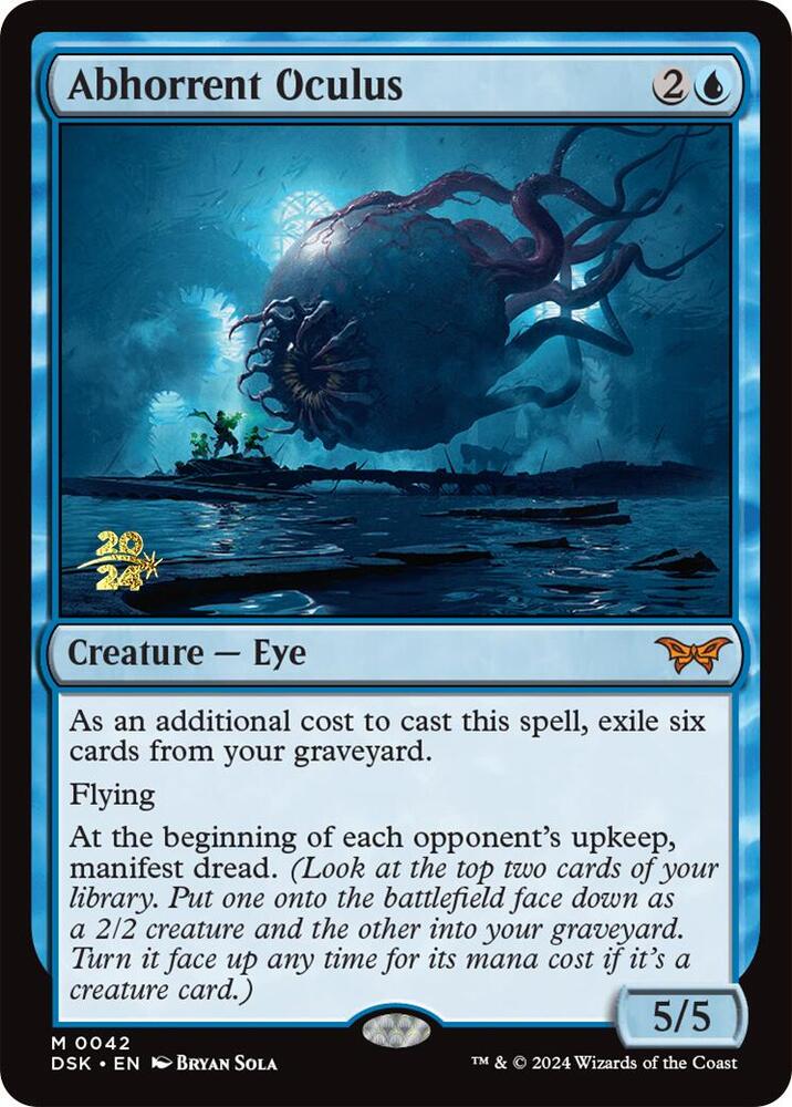 Abhorrent Oculus 42 card from Prerelease Cards