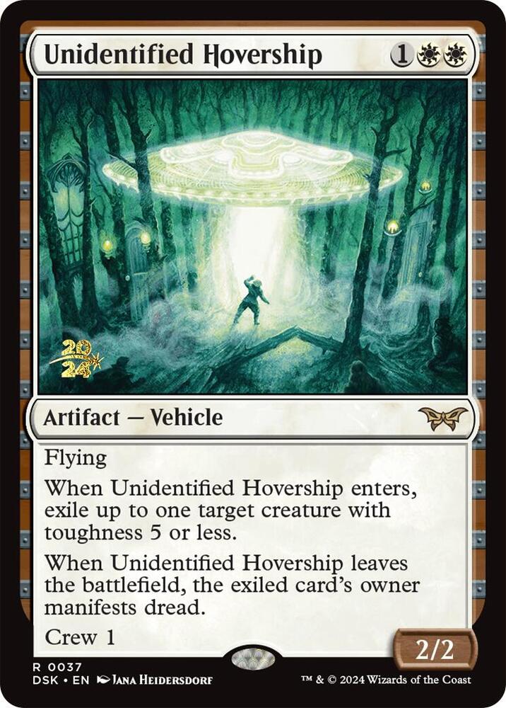 Unidentified Hovership 37 card from Prerelease Cards