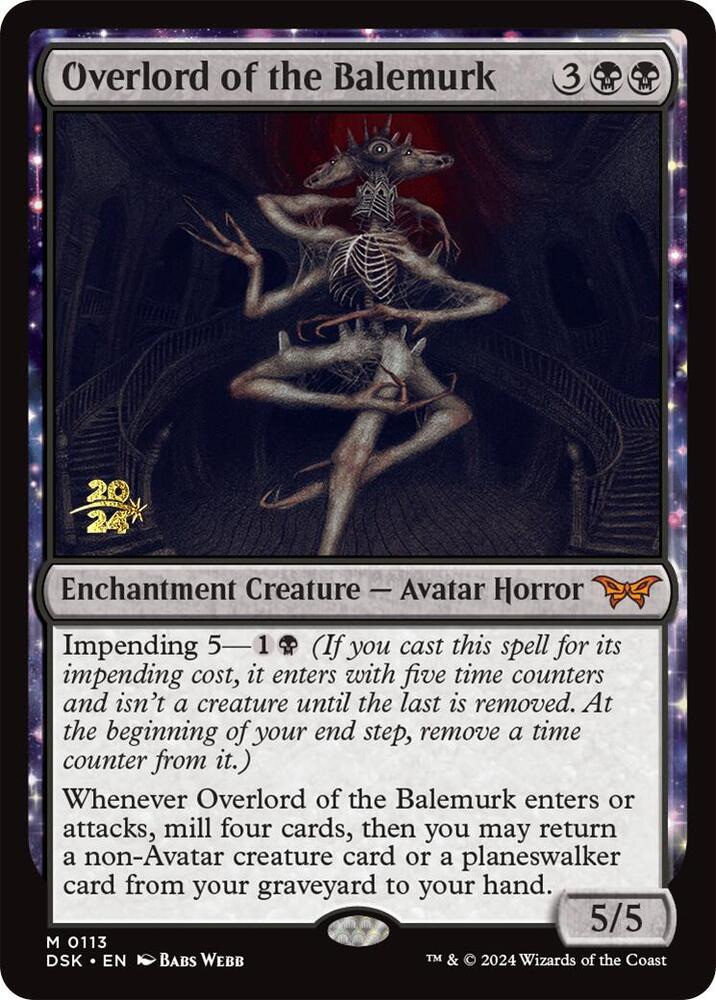 Overlord of the Balemurk 113 card from Prerelease Cards