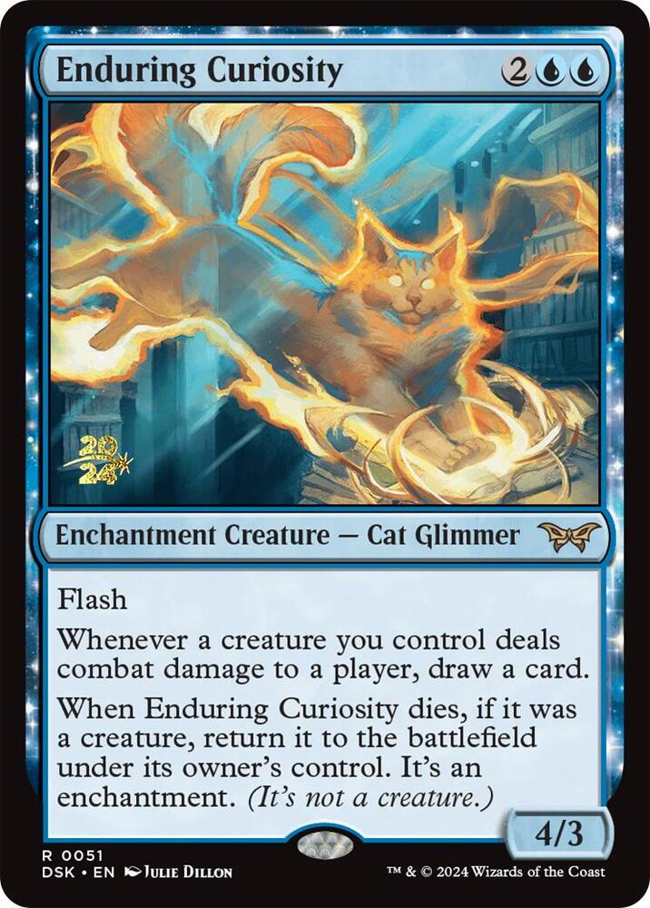 Enduring Curiosity 51 card from Prerelease Cards