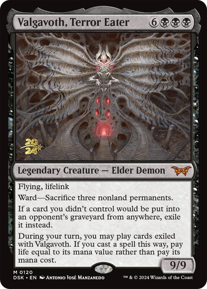 Valgavoth, Terror Eater 120 card from Prerelease Cards