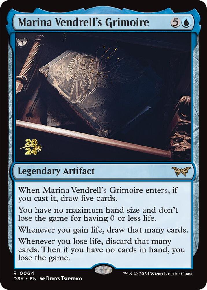 Marina Vendrell's Grimoire 64 card from Prerelease Cards