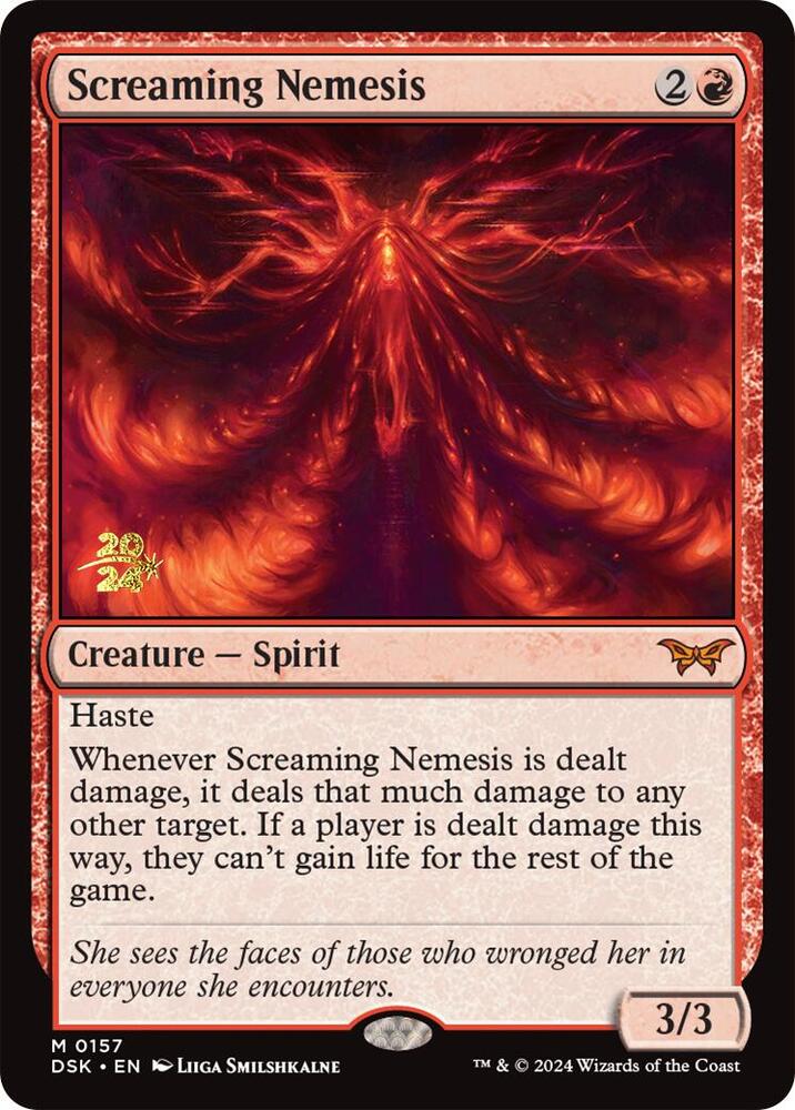 Screaming Nemesis 157 card from Prerelease Cards