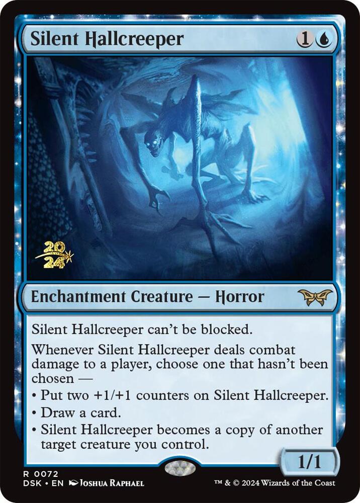 Silent Hallcreeper 72 card from Prerelease Cards