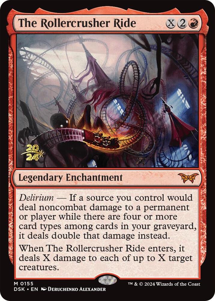 The Rollercrusher Ride 155 card from Prerelease Cards