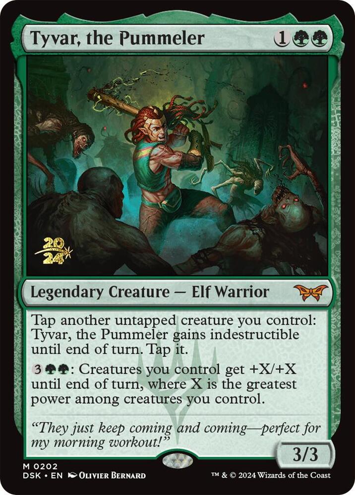 Tyvar, the Pummeler 202 card from Prerelease Cards