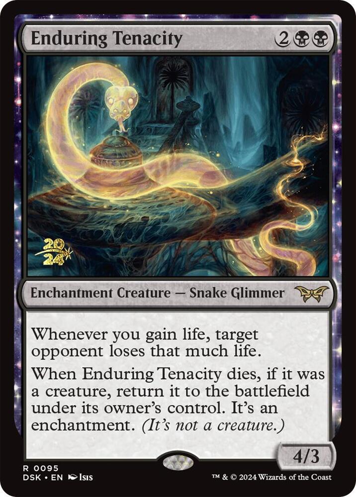 Enduring Tenacity 95 card from Prerelease Cards