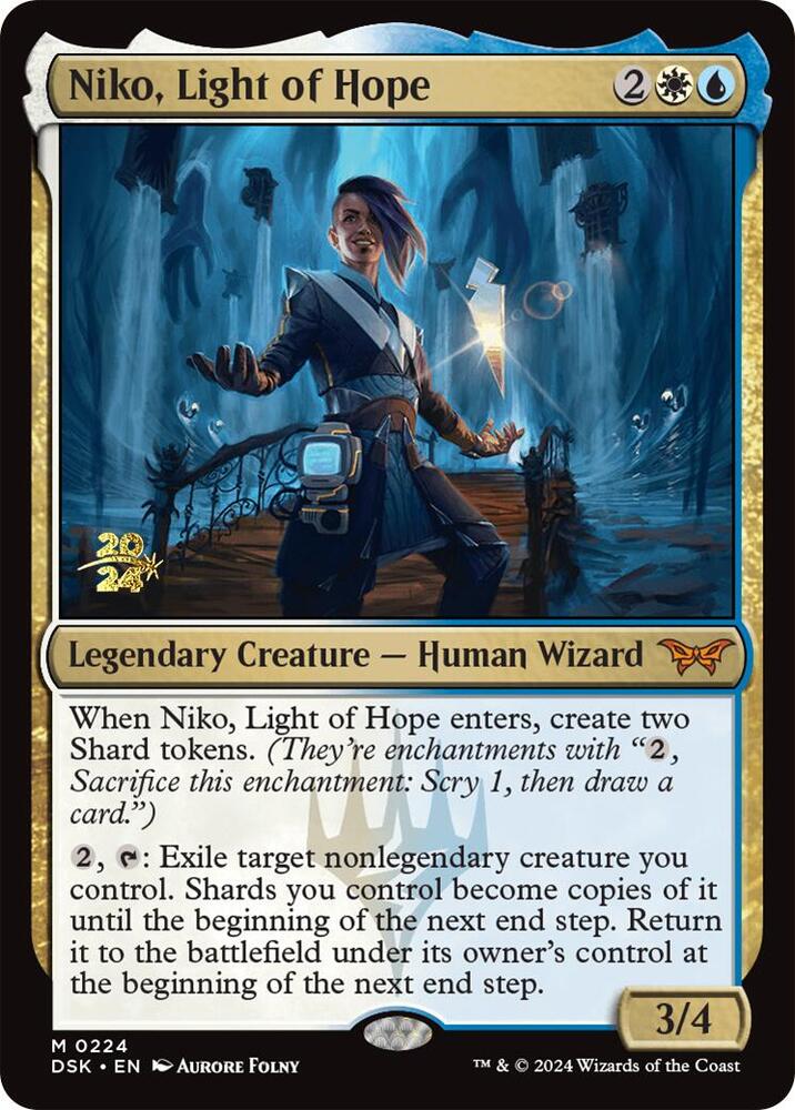 Niko, Light of Hope 224 card from Prerelease Cards