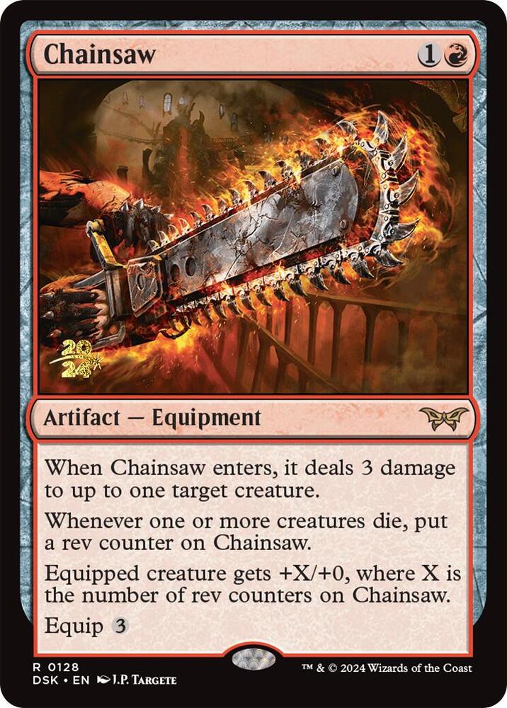 Chainsaw 128 card from Prerelease Cards