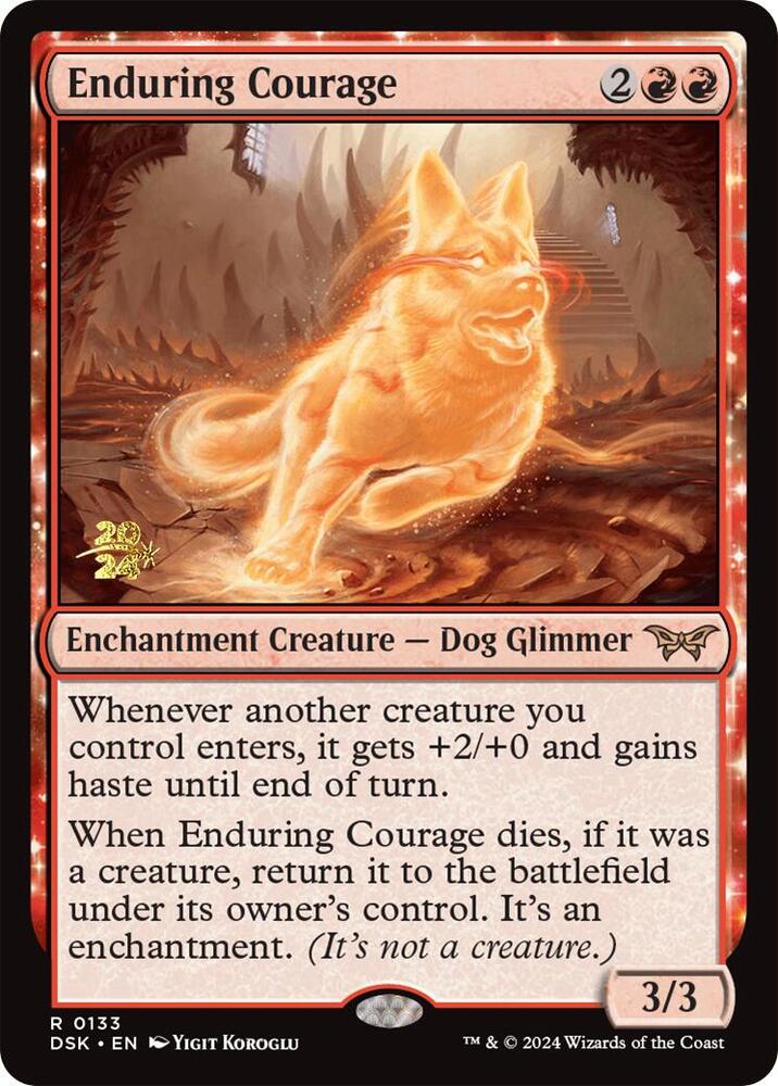 Enduring Courage 133 card from Prerelease Cards
