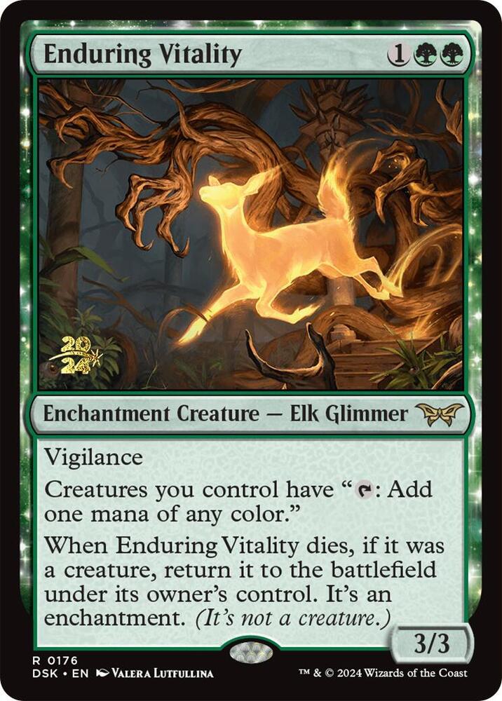 Enduring Vitality 176 card from Prerelease Cards