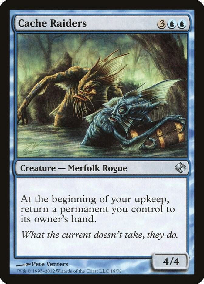 Cache Raiders 18 card from Duel Decks: Venser vs. Koth