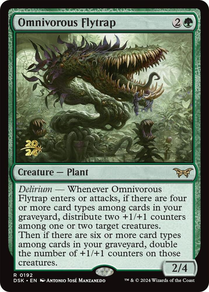 Omnivorous Flytrap 192 card from Prerelease Cards