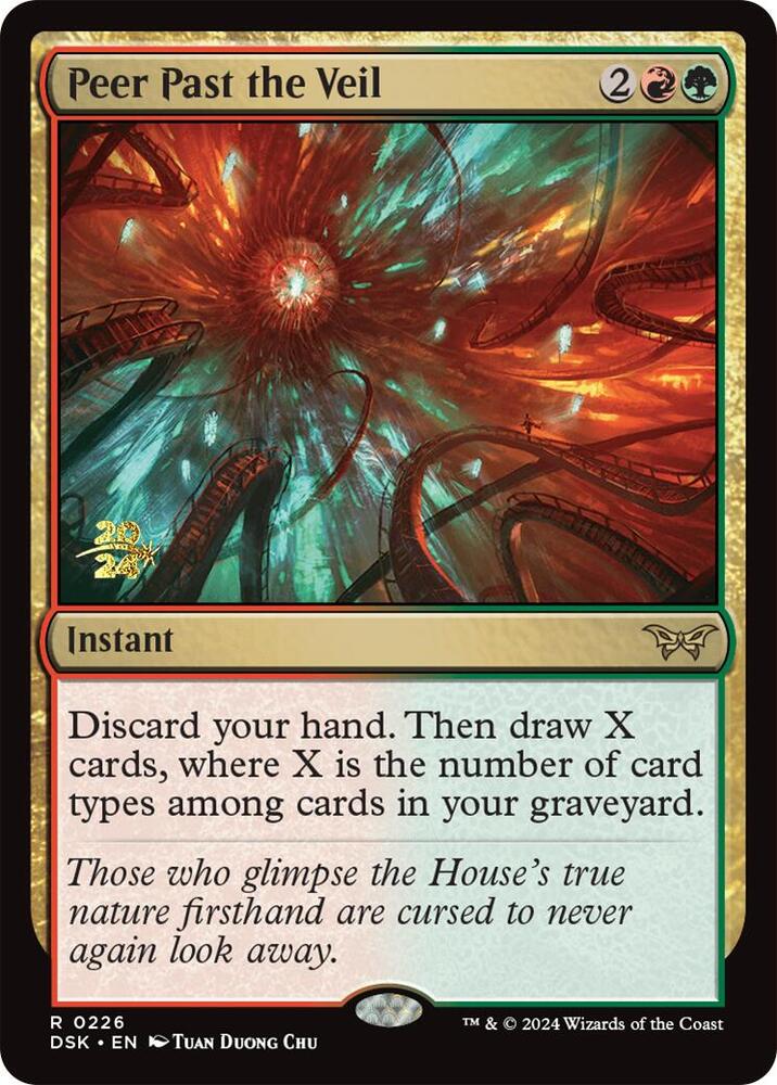 Peer Past the Veil 226 card from Prerelease Cards