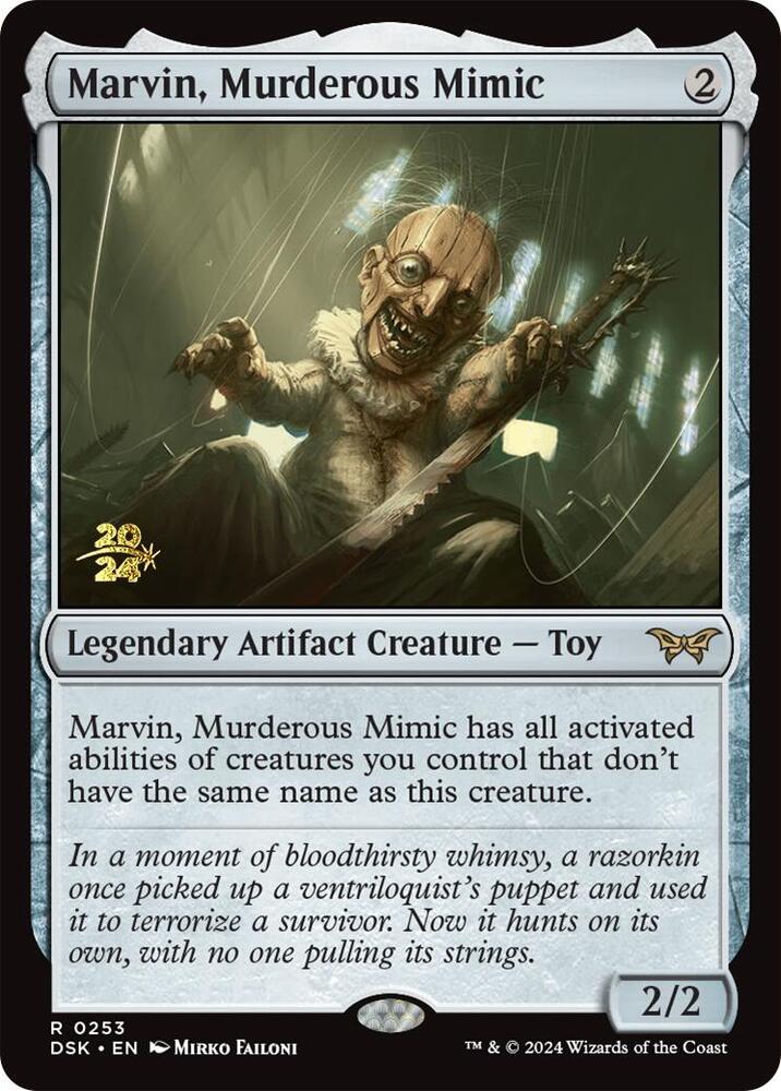 Marvin, Murderous Mimic 253 card from Prerelease Cards