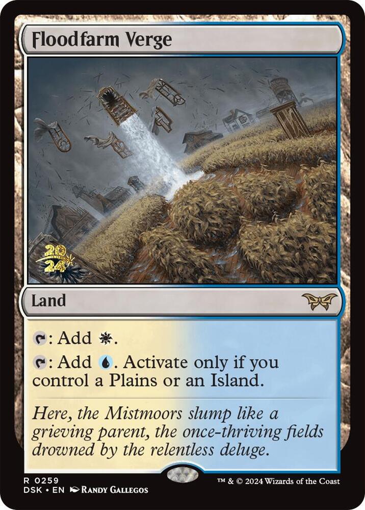 Floodfarm Verge 259 card from Prerelease Cards