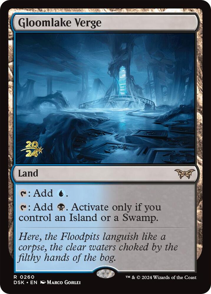 Gloomlake Verge 260 card from Prerelease Cards