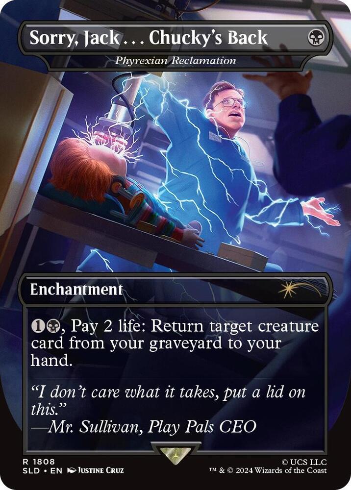 Sorry, Jack . . . Chucky's Back - Phyrexian Reclamation 1808 card from Secret Lair Drop Series