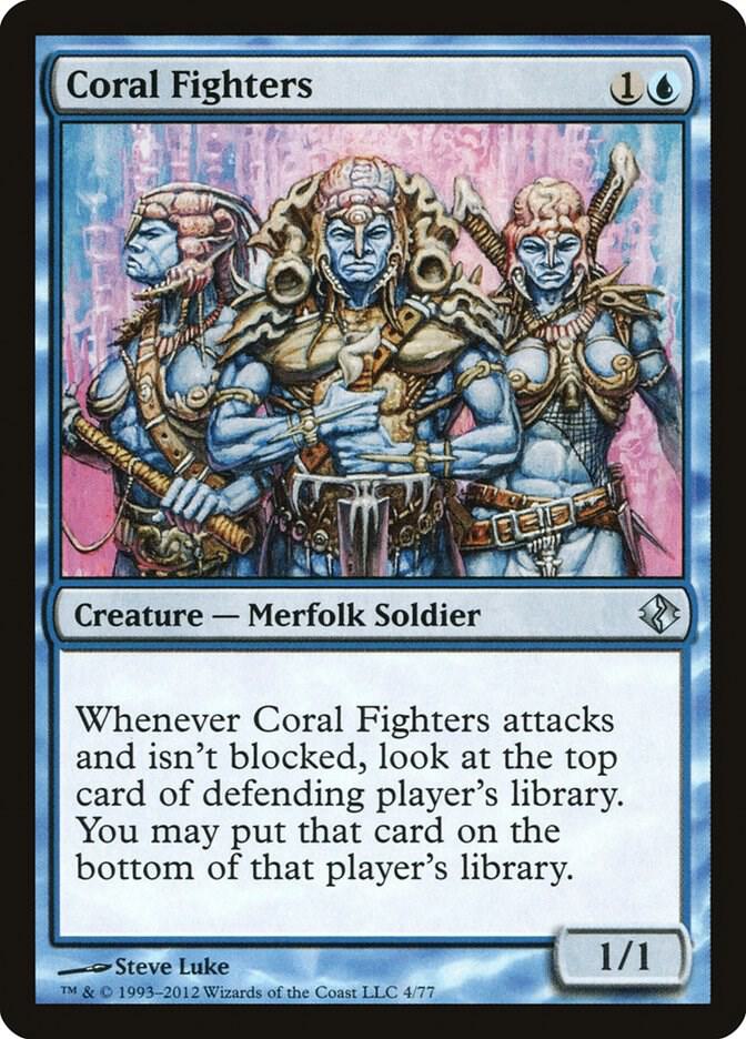 Coral Fighters 4 card from Duel Decks: Venser vs. Koth