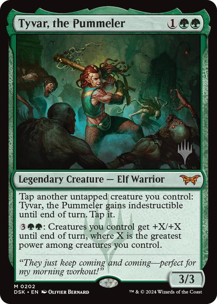 Tyvar, the Pummeler 202 card from Promo Pack: Duskmourn: House of Horror