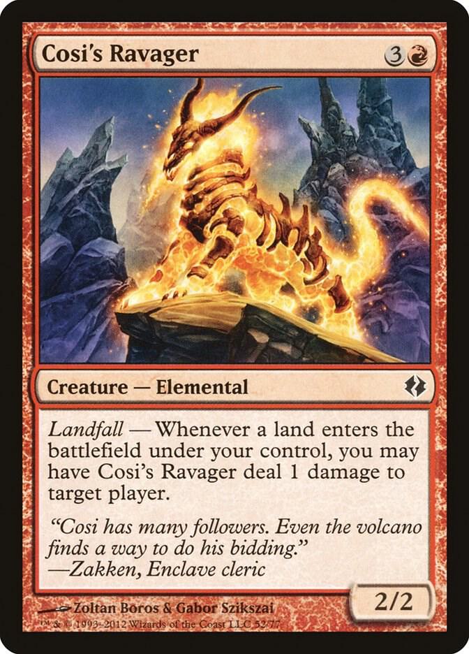 Cosi's Ravager 52 card from Duel Decks: Venser vs. Koth