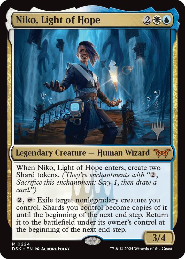Niko, Light of Hope 224 card from Promo Pack: Duskmourn: House of Horror