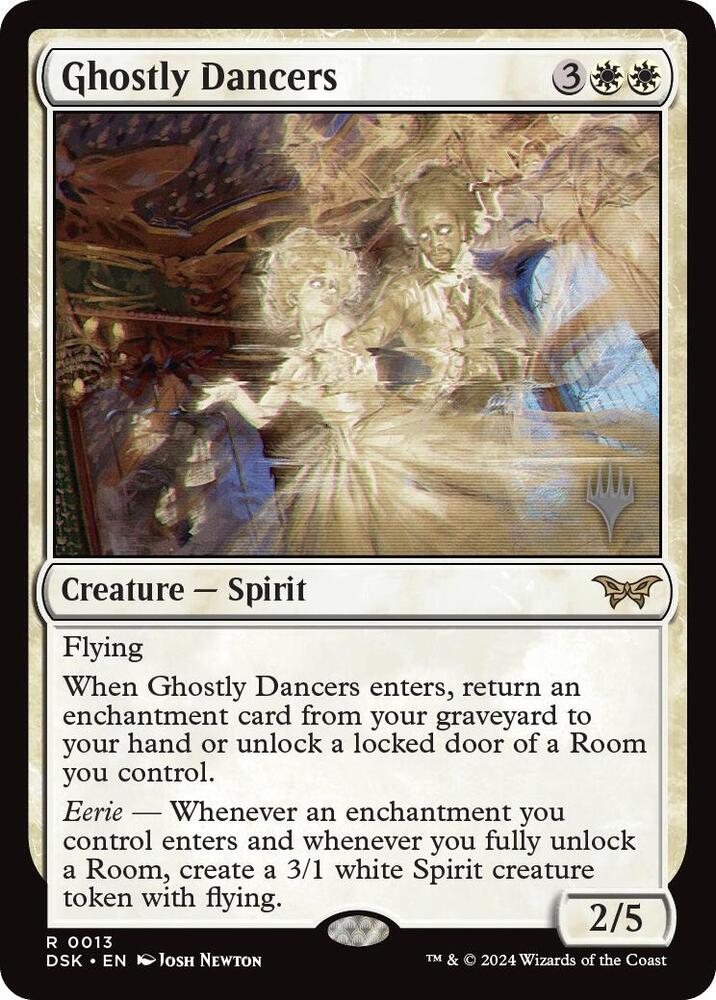 Ghostly Dancers 13 card from Promo Pack: Duskmourn: House of Horror