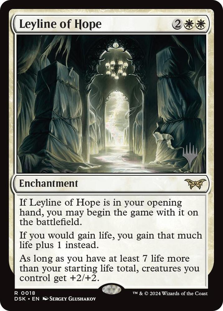 Leyline of Hope 18 card from Promo Pack: Duskmourn: House of Horror