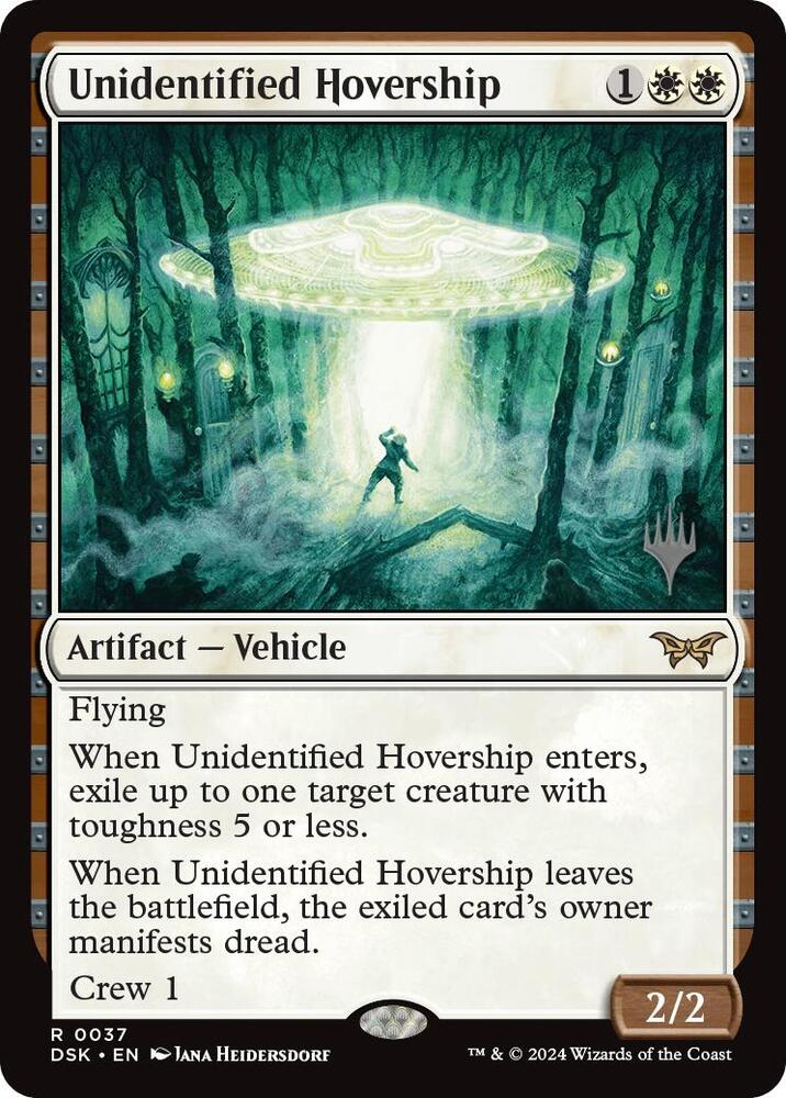 Unidentified Hovership 37 card from Promo Pack: Duskmourn: House of Horror