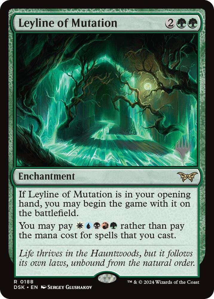 Leyline of Mutation 188 card from Promo Pack: Duskmourn: House of Horror