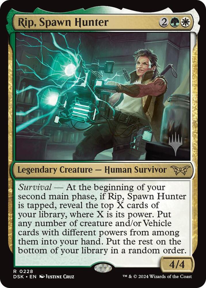 Rip, Spawn Hunter 228 card from Promo Pack: Duskmourn: House of Horror