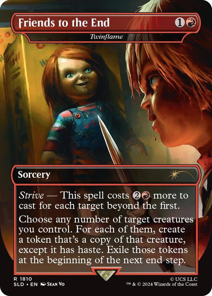 Friends to the End - Twinflame 1810 card from Secret Lair Drop Series