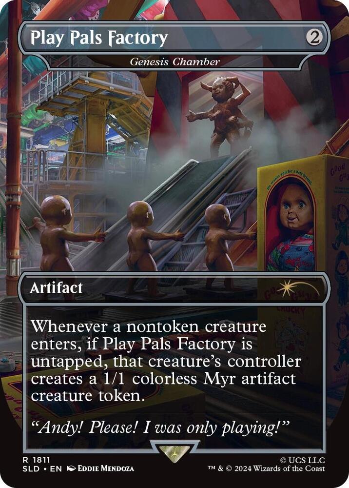 Play Pals Factory - Genesis Chamber 1811 card from Secret Lair Drop Series