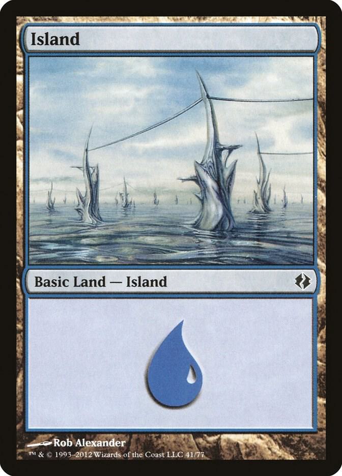 Island 41 card from Duel Decks: Venser vs. Koth