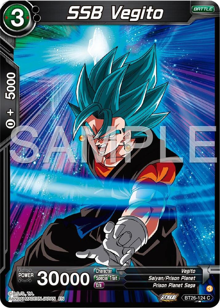 SSB Vegito BT26-124 card from Ultimate Advent