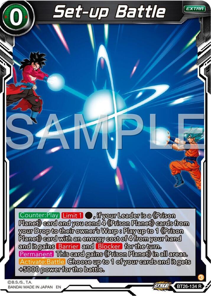Set-up Battle BT26-134 card from Ultimate Advent