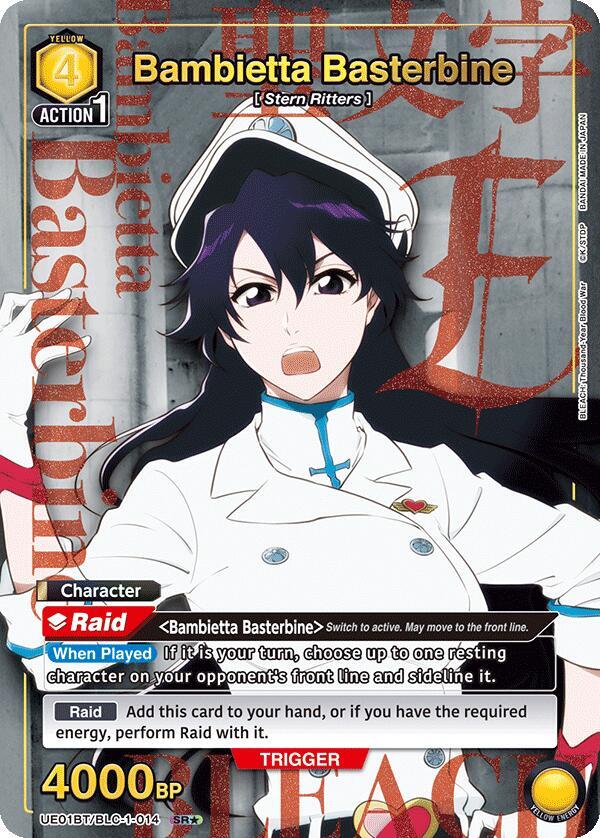 Bambietta Basterbine (SR*) UE01BT/BLC-1-014 card from UE01BT: BLEACH: Thousand-Year Blood War