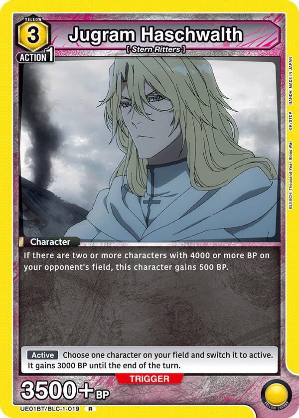 Jugram Haschwalth UE01BT/BLC-1-019 card from UE01BT: BLEACH: Thousand-Year Blood War