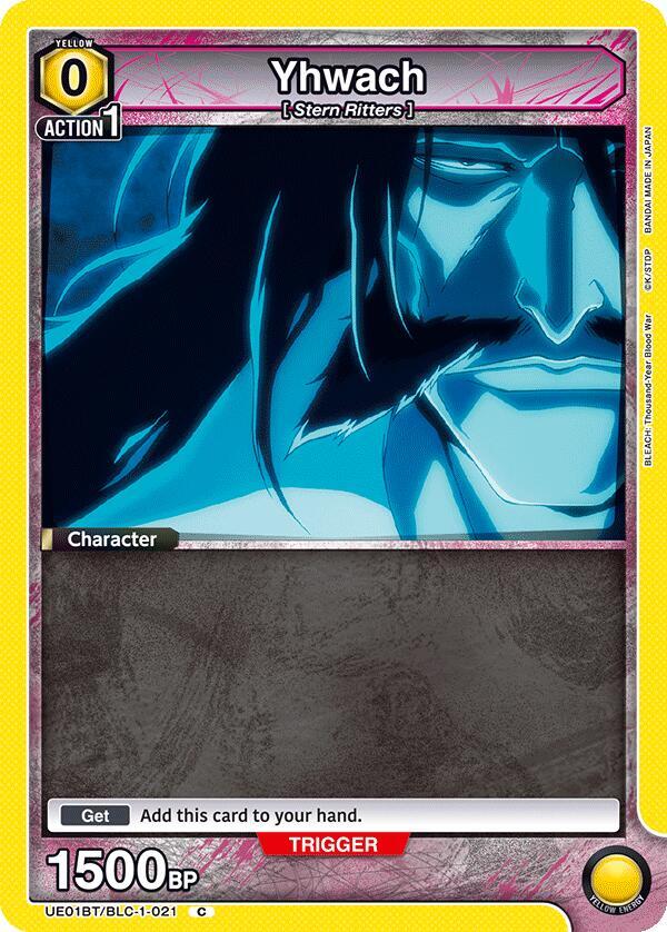 Yhwach UE01BT/BLC-1-021 card from UE01BT: BLEACH: Thousand-Year Blood War