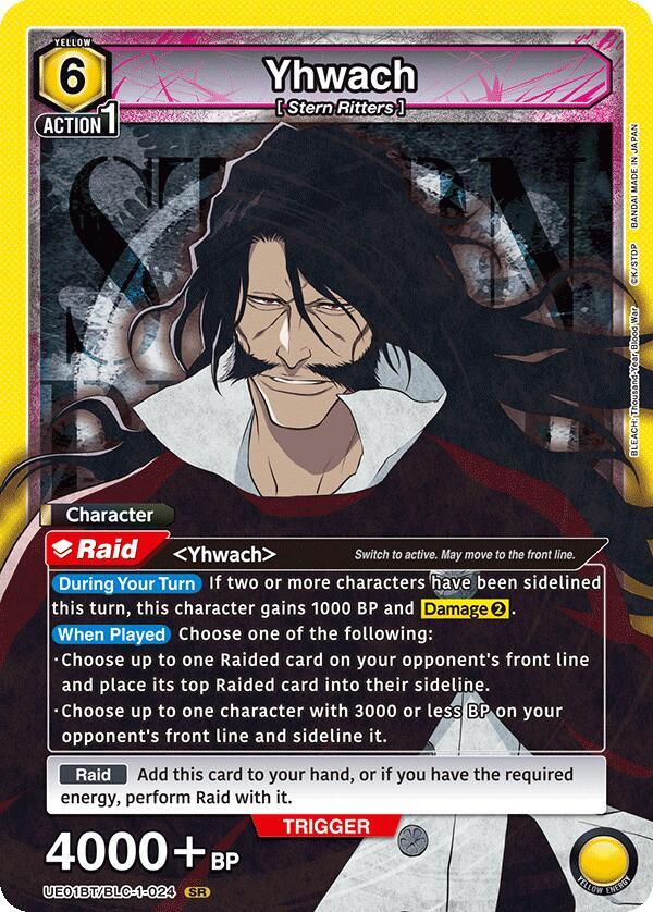 Yhwach UE01BT/BLC-1-024 card from UE01BT: BLEACH: Thousand-Year Blood War