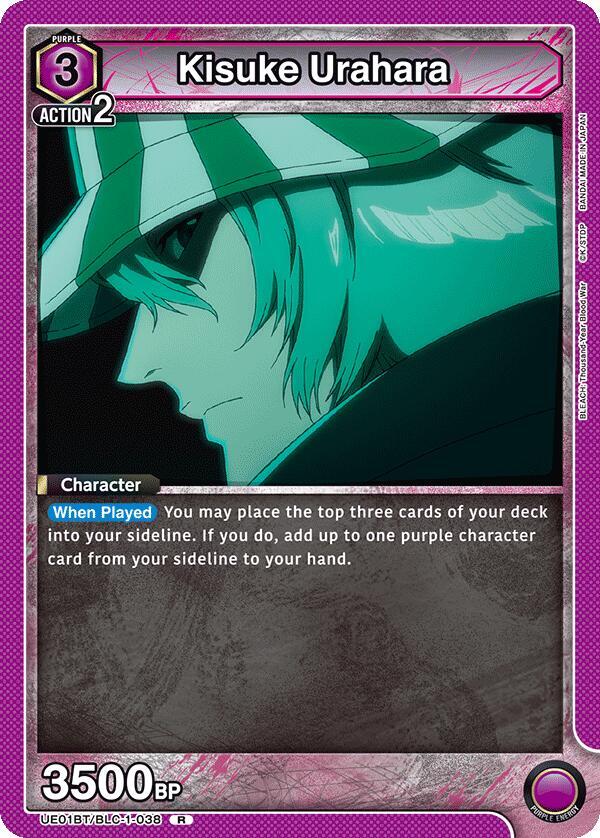 Kisuke Urahara UE01BT/BLC-1-038 card from UE01BT: BLEACH: Thousand-Year Blood War