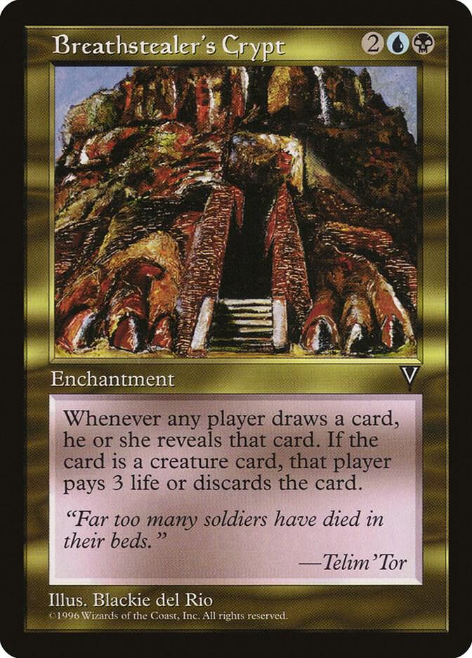 Breathstealer's Crypt card from Visions
