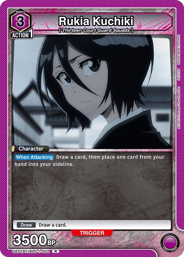 Rukia Kuchiki UE01BT/BLC-1-052 card from UE01BT: BLEACH: Thousand-Year Blood War