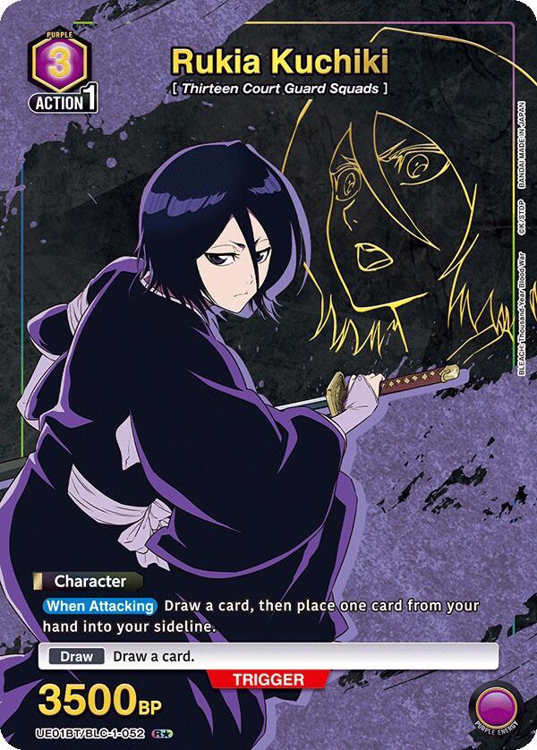 Rukia Kuchiki (R*) UE01BT/BLC-1-052 card from UE01BT: BLEACH: Thousand-Year Blood War